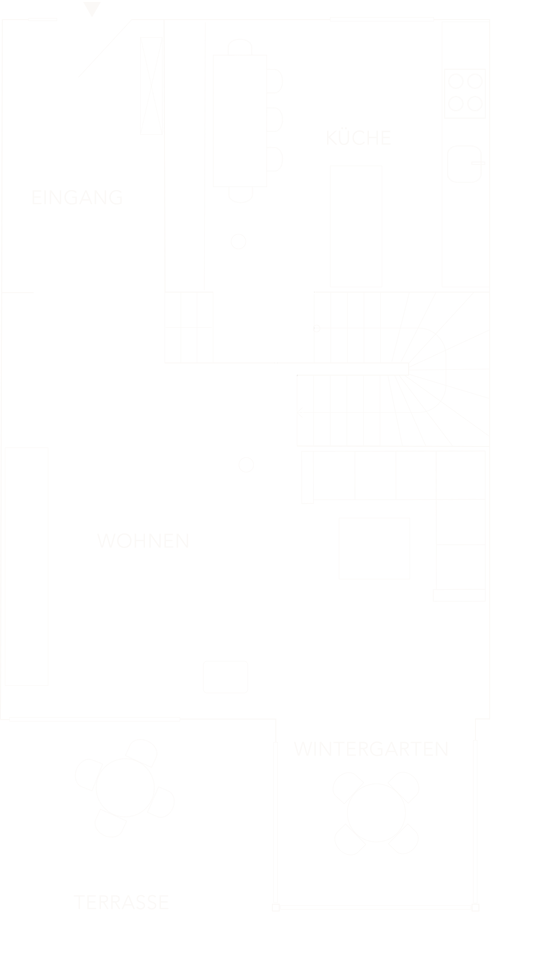 Historisches Loft im Pferdestall zum Kauf in Fürth-Südstadtpark von Maja Prenzel Immobilien-Immobilienmaklerin in Fürth: Grundriss Grundriss eines historischen Lofts zum
