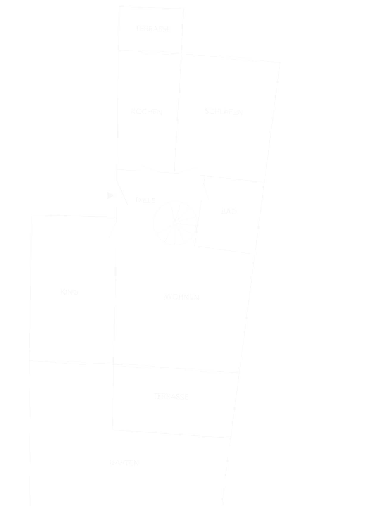 3 Zimmer Wohnung mit zwei Terrassen und Garten zum Kauf in Nürnberg-Neuröthenbach von Maja Prenzel Immobilien Immobilienmaklerin in Fürth: Grundriss Grundriss einer hellen 3 Zimmer Wohnung mit zwei Terrassen
