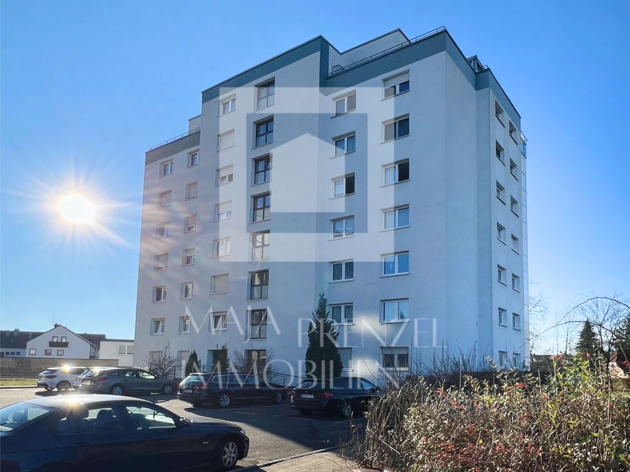 Maja Prenzel Immobilienmaklerin in Fuerth-3 Zimmer Wohnung mit Balkon in Feucht_Aussenansicht