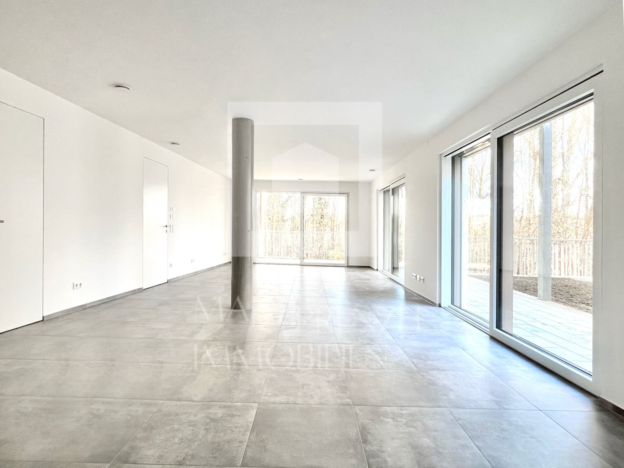 Moderne grosse Wohnung zum Erstbezug in Dambach I grosser Wohnraum I Maja Prenzel Immobilien