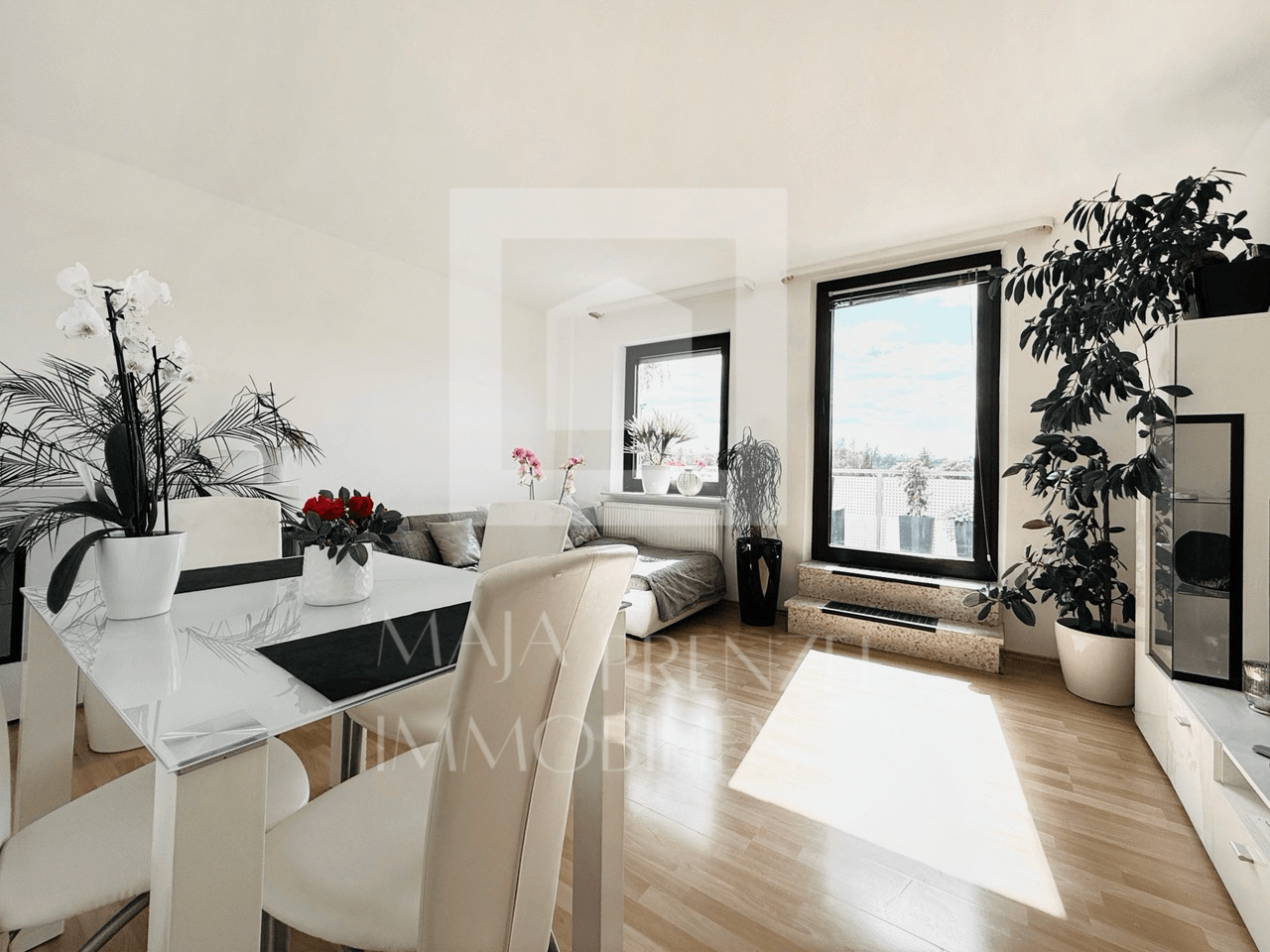 Maisonettewohnung zur Miete in Gebersdorf_Wohnzimmer