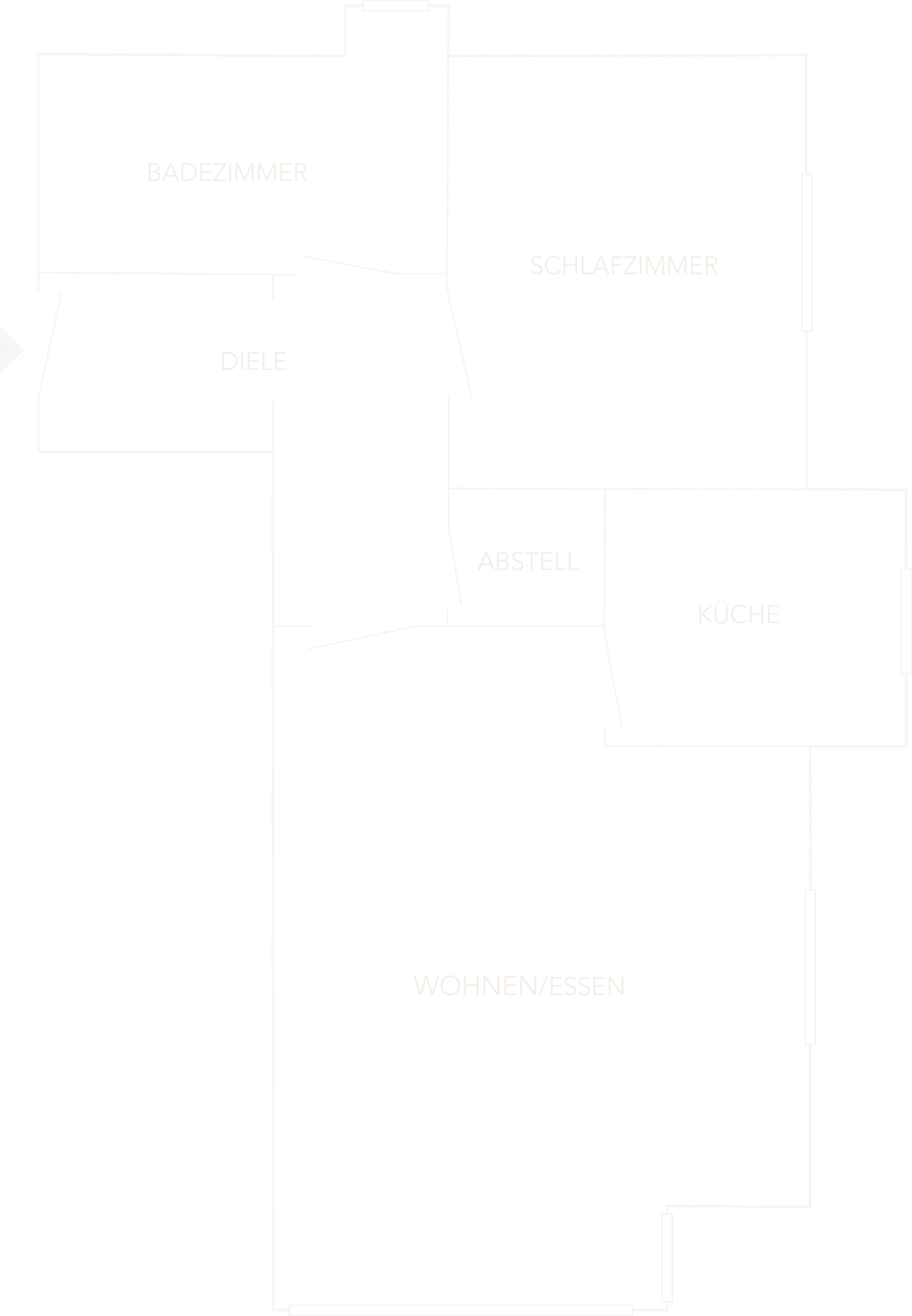 2 Zi Wohnung zum Kauf in Nuernberg Maja Prenzel Immobilien_Grundriss