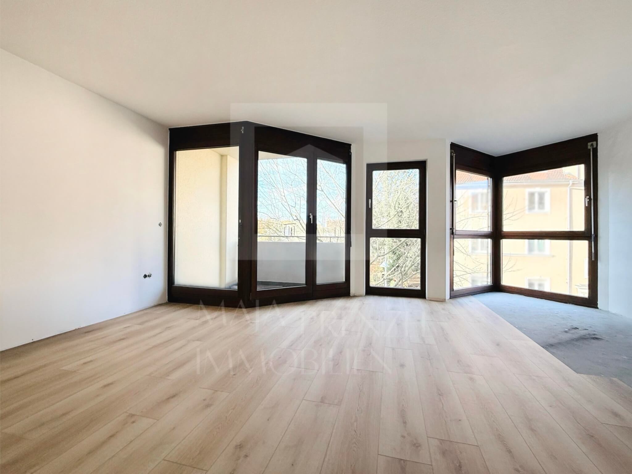 3-Zi Wohnung zur Miete in St. Jobst_Fensterfront