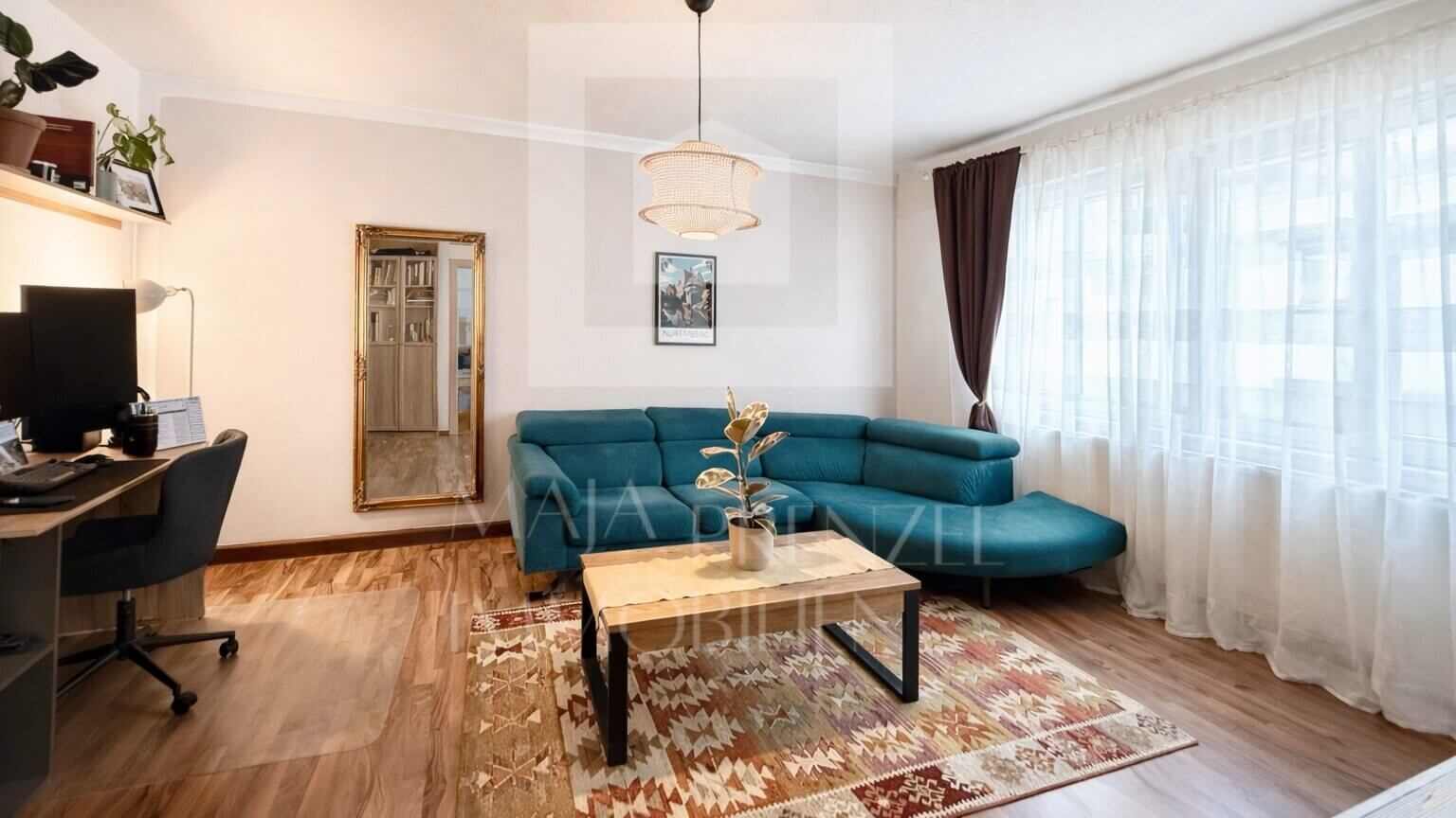 2-Zi Wohnung zum Kauf in Maxfeld_Wohnzimmer