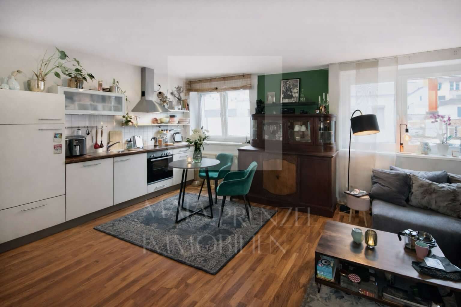 2-Zi Wohnung zum Kauf in Maxfeld_Wohnen/Kochen