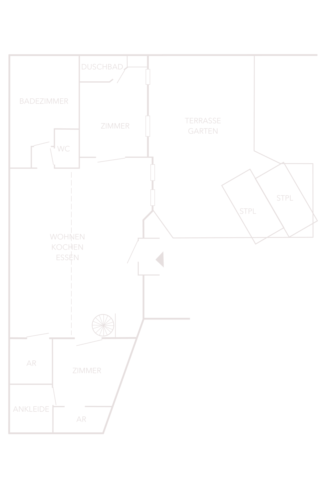LOFT in Fürth: Wohnen und Arbeiten unter einem Dach_Grundriss EG LOFT in Fürth: Wohnen und Arbeiten unter einem Dach_Grundriss EG
