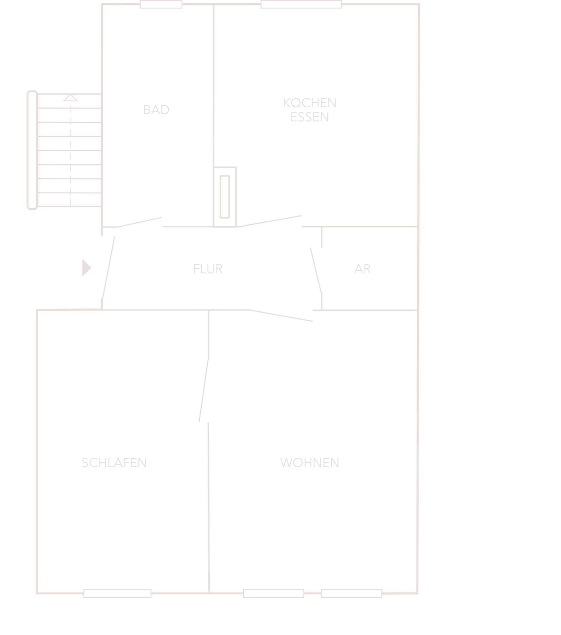2 Zi Wohnung zum Kauf in Nuernberg Maxfeld von Maja Prenzel Immobilien Immobilienmaklerin in Fürth: Grundriss 2 Zi Wohnung zum Kauf in Nuernberg Maxfeld_Grundriss_Maja Prenzel IMMOBILIEN