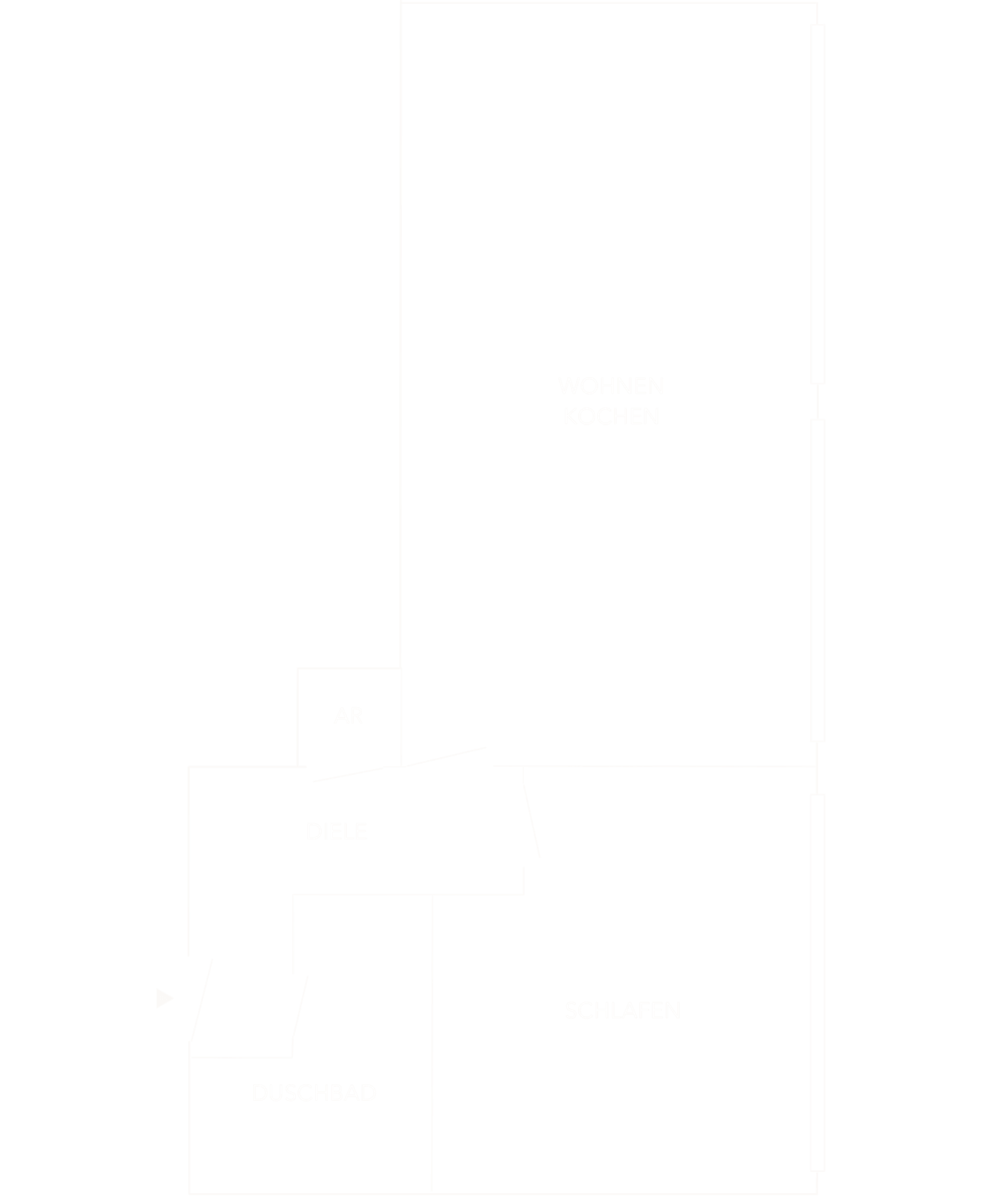 2 Zi Wohnung zum Kauf in Nuernberg St.Peter_Grundriss_Maja Prenzel IMMOBILIEN 2-Zi Wohnung zur Miete am Wöhrder See_Grundriss_Maja Prenzel IMMOBILIEN
