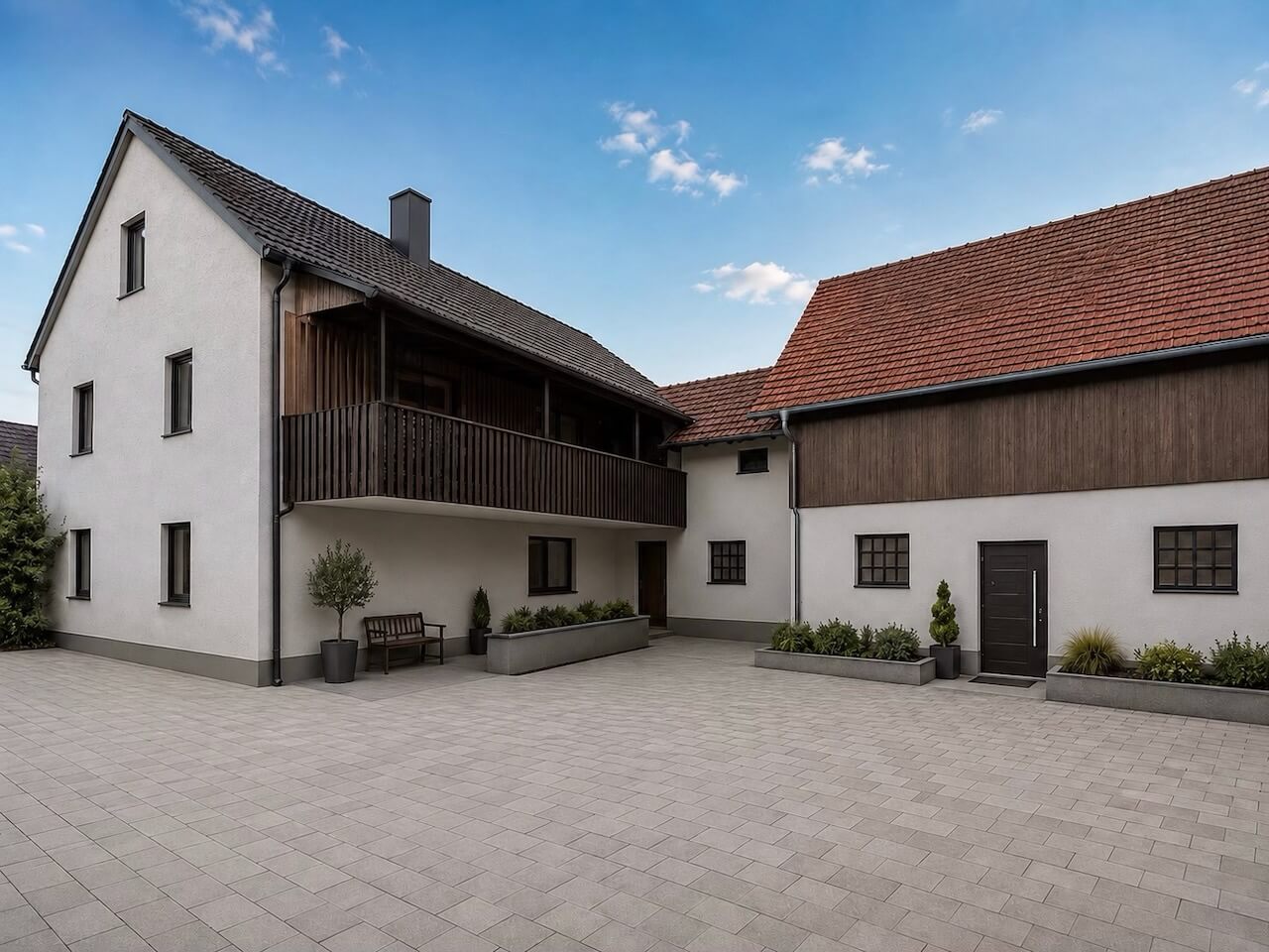 Haus mit Scheune, Nebengebäuden und großem Grundstück in Seigendorf_Beispielbild Hof_Maja Prenzel IMMOBILIEN
