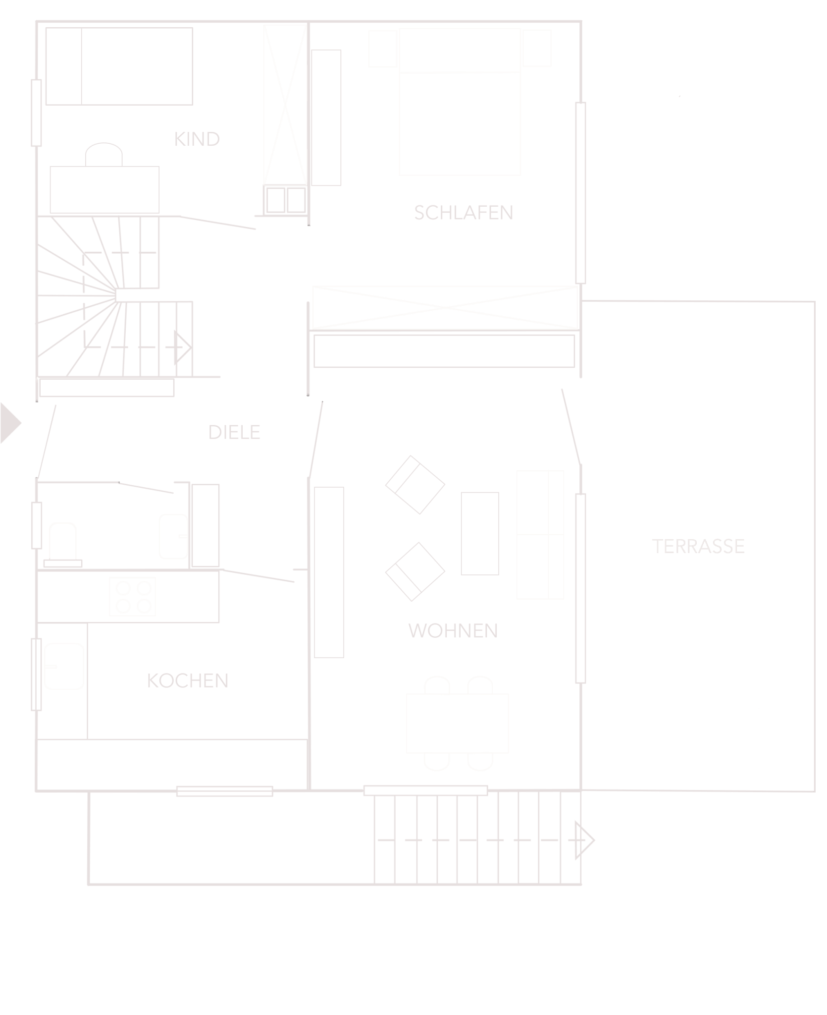Freistehendes Einfamilienhaus zum Kauf in Unterasbach_Grundriss EG_Maja Prenzel IMMOBILIEN