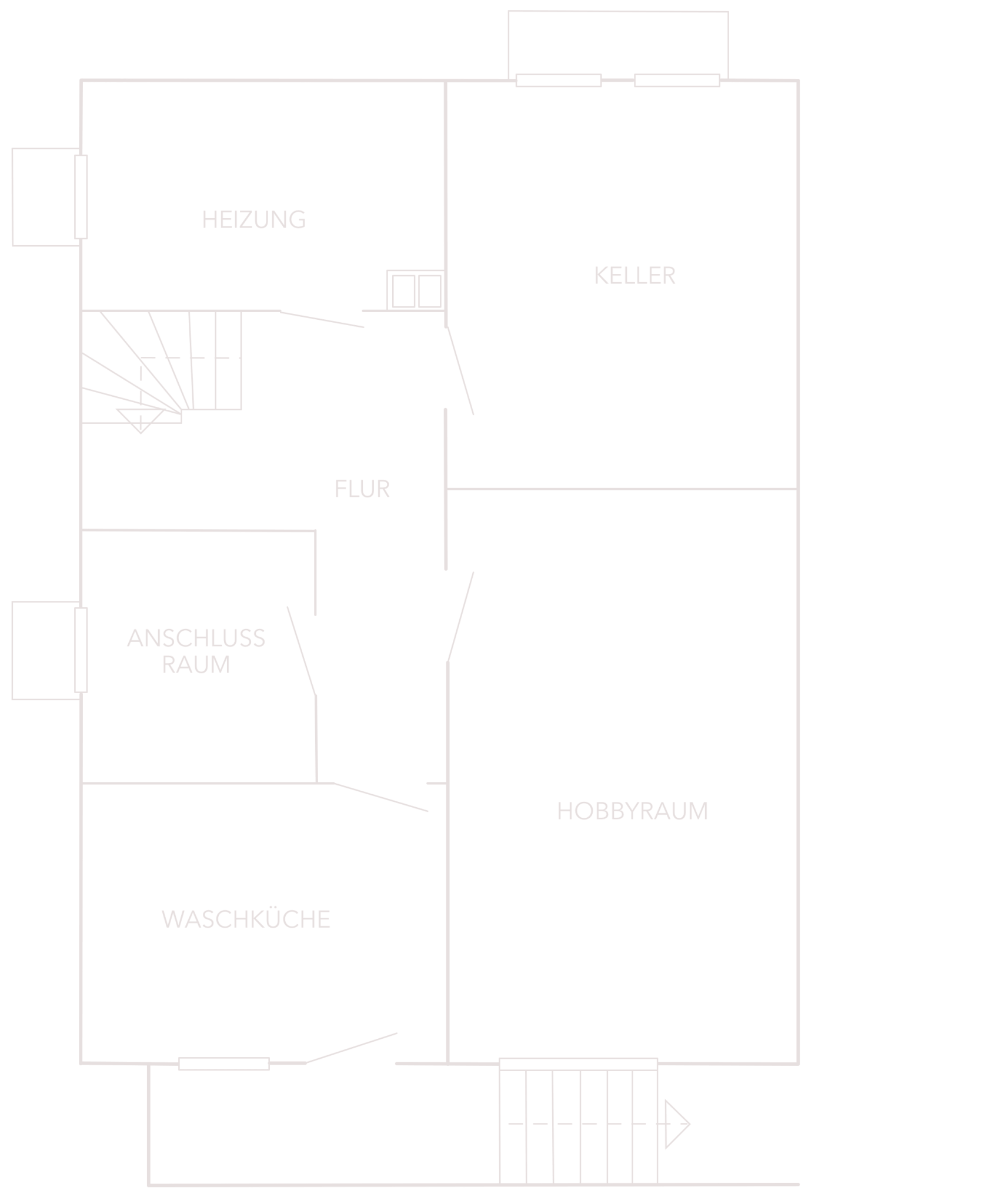 Freistehendes Einfamilienhaus zum Kauf in Unterasbach_Grundriss Keller_Maja Prenzel IMMOBILIEN Freistehendes Einfamilienhaus zum Kauf in Unterasbach_Grundriss Keller_Maja Prenzel IMMOBILIEN