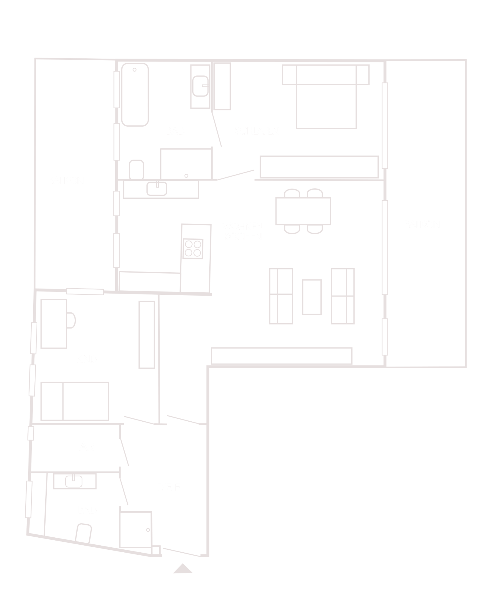 Grosse 3 Zi Wohnung zum Erstbezug in Fürth Dambach_Grundriss_Maja Prenzel IMMOBILIEN Grosse 3 Zi Wohnung zum Erstbezug in Fürth Dambach_Grundriss_Maja Prenzel IMMOBILIEN