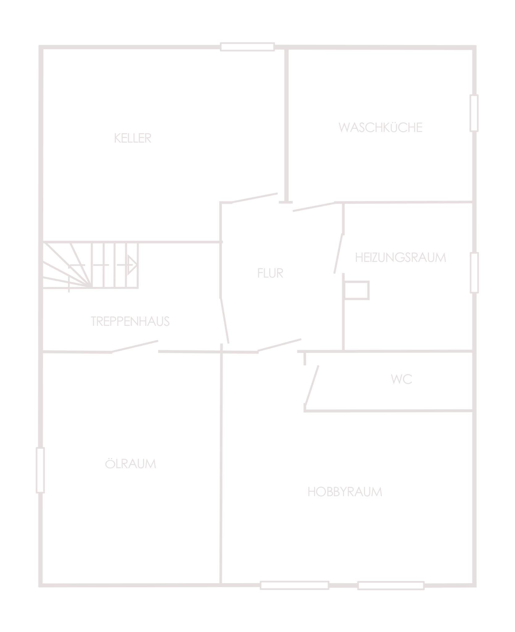Sanierungsbedürftiges Zweifamilienhaus in Erlangen Eltersdorf_Grundriss UG Sanierungsbedürftiges Zweifamilienhaus in Erlangen Eltersdorf_Grundriss UG