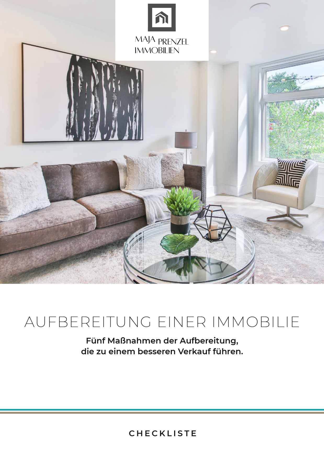 Maja Prenzel Maklerin in Fürth Ratgeber: Aufbereitung einer Immobilie Maja Prenzel Maklerin in Fürth Checkliste: Aufbereitung einer Immobilie